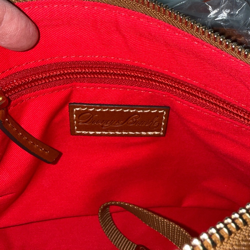 Dooney & Bourke Red Pebble Grain Crossbody Bag - Picture 15 of 17
